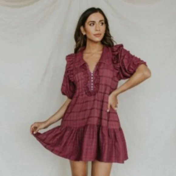 NWT Free People Elora Mini Dress - Picture 6 of 7